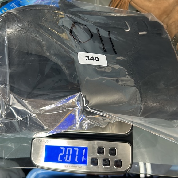 UGG AUSTRALIA DARCIA BLACK LEATHER KNEE HIGH BOOT WOMEN SIZE 8.5 RIDING BOOT - Picture 14 of 14